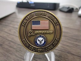 Boeing &amp; USN 100th Delivery F/A-18E/F Super Hornet June 2002 Challenge Coin 111S - £19.46 GBP