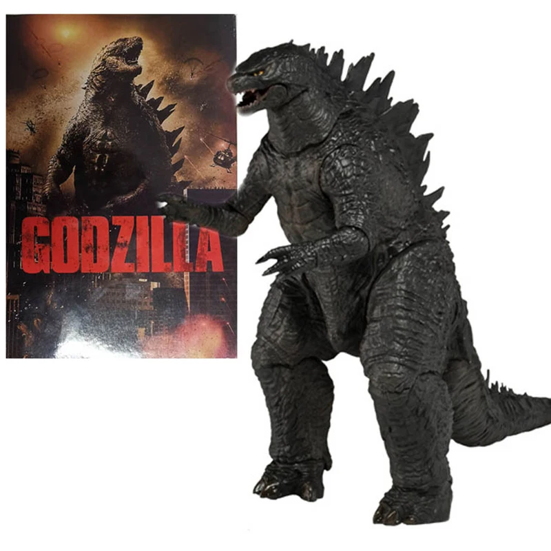 NECA 2014 Movie Version Limited Edition Godzilla Burning Articulated PVC Action - £36.41 GBP+