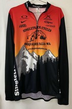 SUGOI Snoqualmie Falls Singletrack Cycles Long Sleeve Cycling Jersey XL - £19.71 GBP
