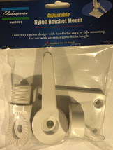 Shakespeare 4186-U Nylon Ratchet Marine Mount Standard 1&quot;-14 THREADS-No Screws - £18.89 GBP