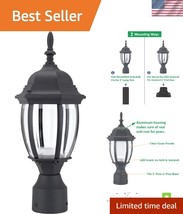 LED Outdoor Post Light - 9.5W, 800 Lumens, 5000K Daylight White - Matte ... - $1,064.87 MXN