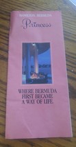 VTG Brochure Hamilton Bermuda the Princess Hotels International 1981 - £9.43 GBP