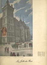 La Salle Du Bois Menu Eighteenth &amp; M Streets Washington DC 1956 - £58.99 GBP