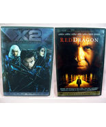 X2 X-Men United &amp; Red Dragon 2 DVDs Great Cond - $14.90