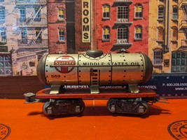 Marx Trains  Santa Fe Middle States Round End Oil Tank Car  # 553 - $11.00