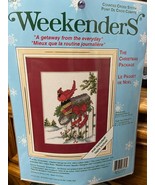 Weekenders Counted Cross Stitch The Christmas Package 5&quot; X 7&quot; Finished *... - $14.99