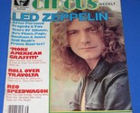 Led Zeppelin Robert Plant Circus Magazine Vintage 1979 REO Speedwagon  - $24.99
