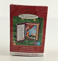 Hallmark Keepsake Ornament Disney Winnie The Pooh A Blustery Day Book #3 2000 - £149.84 GBP