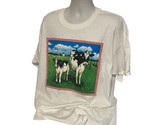 Vintage Single Stitch Human I Tees XXL Jersey Farm Milk Cows NOS Dead St... - $38.69