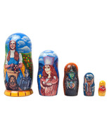 Wizard of Oz Nesting Doll - 6&quot; w/ 5 Pieces - £52.75 GBP