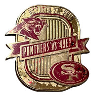 San Francisco 49ers VS Carolina Panthers Game day Pin 10/27/2019 - £11.92 GBP