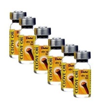 6 pk X Dabur Clove Lavang Laung Oil- Chronic Toothache Ayurvedic Herbal ... - $16.65