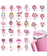 Ibuclein 30PCS Pink Girl Cover Cap for Stanley 40oz Cup Straw Toppers PVC - $250.37 MXN Ibuclein 30PCS Pink Girl Cover Cap for Stanley 40oz Cup Straw Toppers PVC - $250.37 MXN
