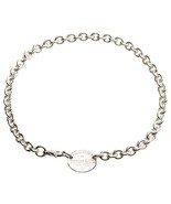 TIFFANY &amp; CO. STERLING SILVER &quot;RETURN TO TIFFANY&quot; OVAL TAG LINK NECKLACE... - $717.63 CAD
