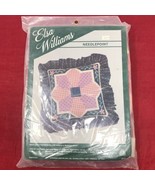 NEW Elsa Williams 06286 NAVY QUILT PILLOW 12&quot;x12&quot; Needlepoint NOS Kit Se... - $34.65