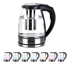 KTAXON ~ 1.8 Liter Glass Electric Kettle ~ LED Light ~ Water Heater ~ Coffee Pot - £48.92 GBP