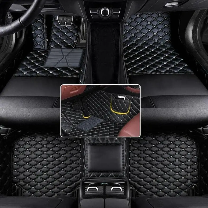 Customized Artificial Leather Car Floor Mat For Peugeot 5008 2017 2018 2019 2020 - £68.15 GBP+