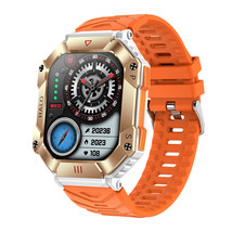 Kr80 Smart Watch Heart Rate Bluetooth Call Compass Smart Bracelet Sports Watch - £37.61 GBP