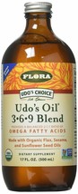 Udo&#39;s Choice Oil Triple Omega 3-6-9 Blend, 17oz - Non-GMO &amp; Gluten Free - Org... - £30.52 GBP