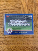 Topps 658 Texas Rangers Scheda - £8.47 GBP