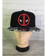 Marvel Comics Deadpool Logo Sublimated Bill Adjustable Snapback Hat Cap ... - £19.16 GBP