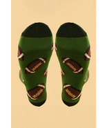 Blackish Green Rugby Football Print Mid-length Socks - $70.96 MXN