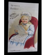 Antique 1890 Victorian Trade Card Murdock Liquid Food Fall River MA Nutr... - $29.99