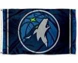 Minnesota Timberwolves Flag 3x5ft Banner Polyester Basketball wolves003 - £12.57 GBP