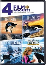 4 Film Favorites: Free Willy (Free Willy, Free Willy 2: The Adventure Home, Free - £9.54 GBP