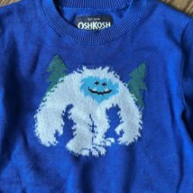 Osh Kosh Sweater Yeti Abominable Snowman Holiday 18 Months Blue NEW - £10.19 GBP
