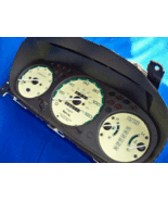Fits 96-00 Honda Civic Automatic AT EX Cluster Glow Through Face Gauges ... - £19.46 GBP