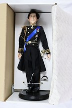 VINTAGE Danbury Mint Prince Charles 19&quot; Bridegroom Doll in Original Box - £78.44 GBP