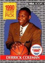 1990-91 Hoops Derrick Coleman #390 New Jersey Nets ROOKIE RC - $1.97