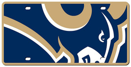 Los Angeles Rams License Plate Acrylic Mega Style - €45,19 EUR