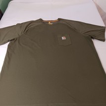 Carhartt Force Men's 4XL T-Shirt Adult Green Pocket Tee Relaxed Fit 100410 316 image 8
