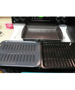 NONSTICK ROASTER BROILER PANS SALE Large Oven Baking Porcelain Coated Pa... - €25,22 EUR