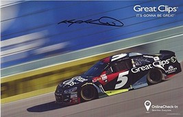 AUTOGRAPHED 2017 Kasey Kahne #5 Great Clips Racing (Hendrick Motorsports Team) S - £50.32 GBP