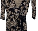 Ann Taylor LOFT Women Size 10 Floral Print True Wrap Dress Knee Length B... - $17.24