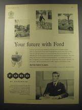1955 Ford of Dagenham Ad - Your future with Ford - £14.50 GBP