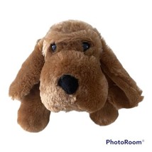 Unipak Brown Bloodhound Hound Dog Plush with Pink Collar 12&quot; Stuffed Toy... - $14.83