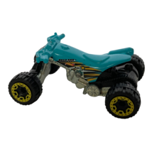 Hot Wheels Quad Rod Moto #1/5 ATV Light Blue Toy Car Off Road Tires Loose - £2.33 GBP