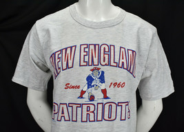 Vintage Champion New England Patriots T Shirt NWT Deadstock 90s Med - $49.45