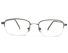 Technolite Flex Eyeglasses Frames TLF 523 GM Gunmetal Gray Half Rim 52-19-140 - £59.44 GBP