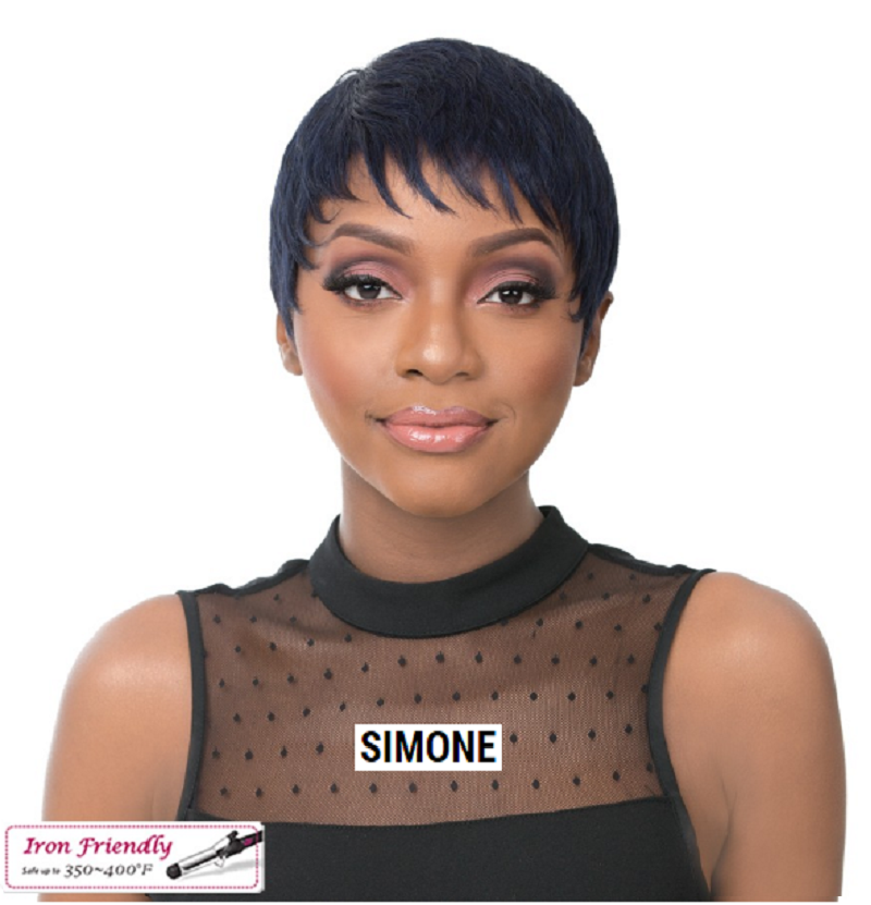 Primary image for IT'S A WIG "SIMONE " SHORT BOB STYLE  WITH BANG  WIG IRON FRIENDLY
