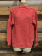 New Vintage Hand Knitted Pink Smiths of Bermuda Sweater Woman’s Size 38 Large KG - £77.97 GBP