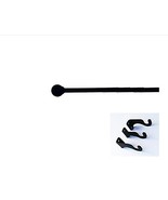 Ball Curtain Rod 36 In. to 60 In. and Brackets - $109.65 CAD