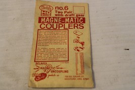 HO Scale Kadee Magne-Matic Couplers, Two Pairs with Draft Gear #6 BNOS - $12.00