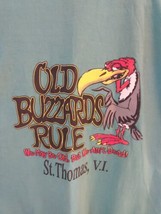 Old Buzzards Rule Tee Shirt L St Thomas Virgin Islands - £19.23 GBP