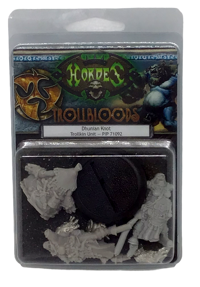 Hordes Trollbloods Dhunian Knot Trollkin Unit Miniature PIP 71092 SEALED NEW - £19.70 GBP