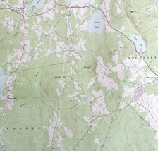 Map West Rockport Maine USGS 1973 Topographic Vintage Geo 1:24000 27x22&quot; TOPO11 - £23.07 GBP